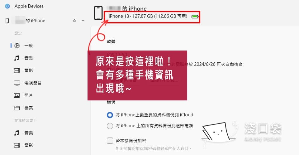 Apple Devices 操作畫面