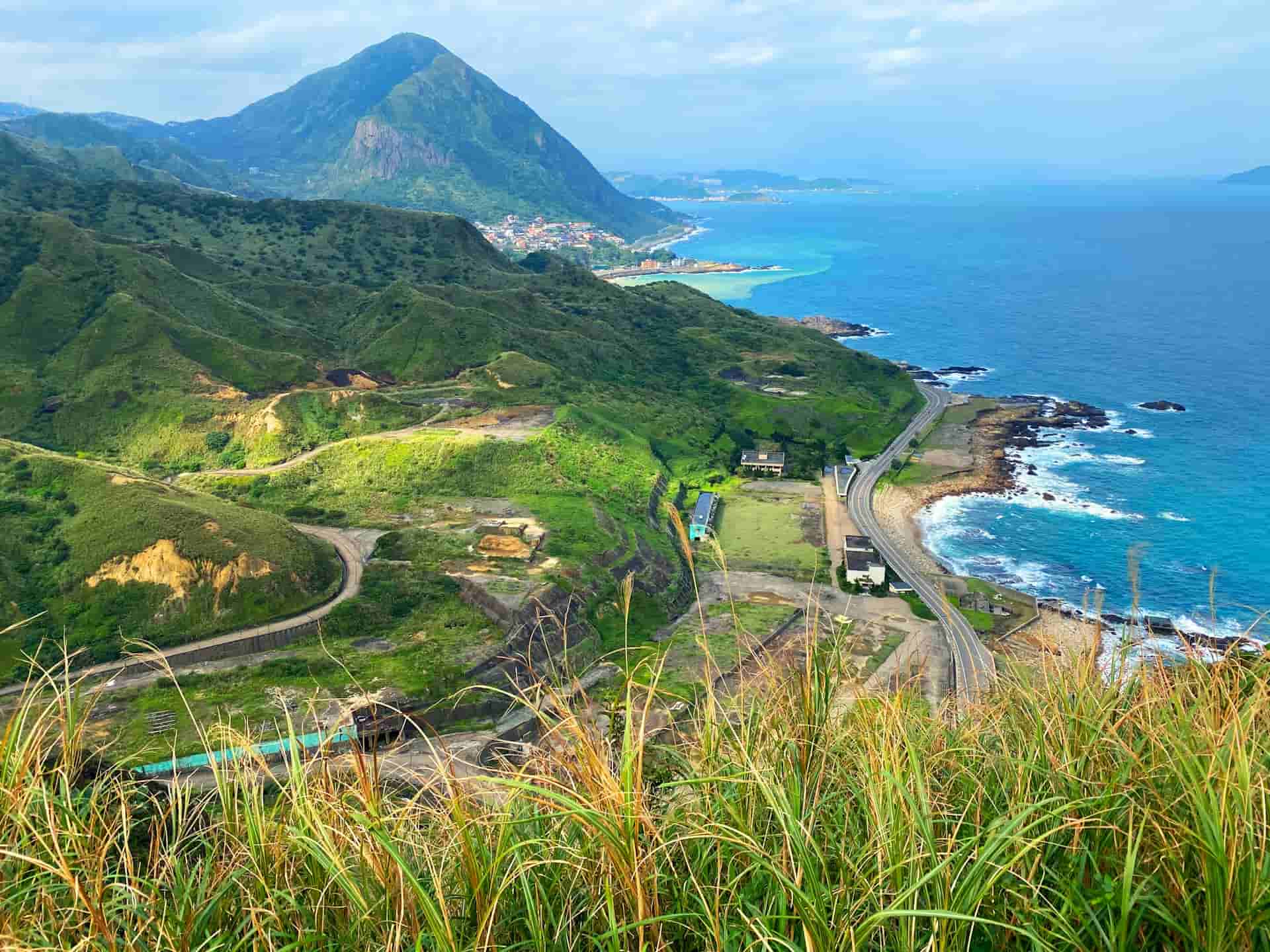 新北市瑞芳南子吝步道的360度山海美景