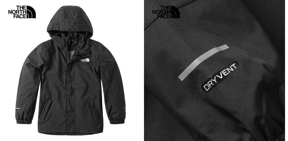 The North Face兒童連帽衝鋒衣